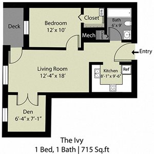 The Ivy - 1 Bed/1 Bath